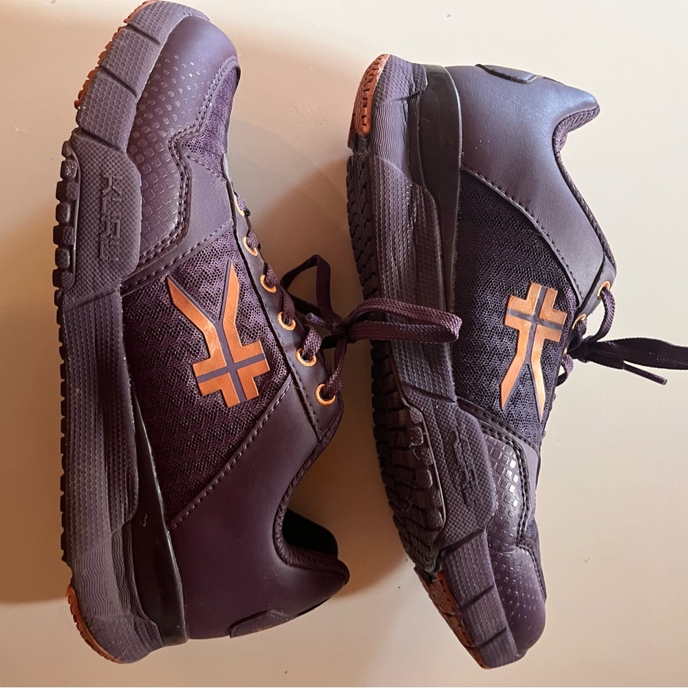 KURU Quantum Walking Shoe Violet Storm-Blackberry Sorbet-Copper sz 8.5